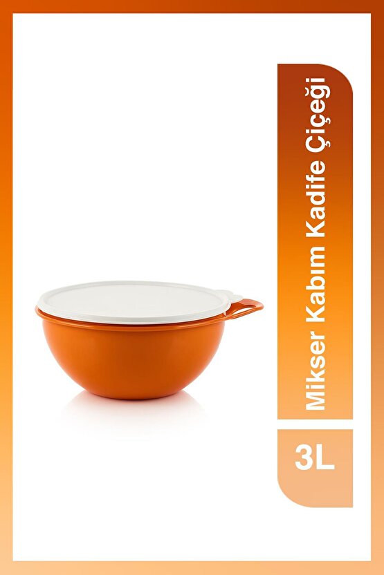 Mikser Serisi Yumuşak Kapak Servis Ve Karıştırma Kabı 3l Kadife Çiçeği