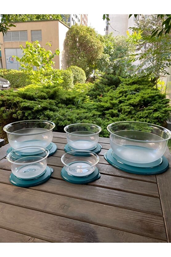 Kristalin 5li Saklama Ve Servis Kabı