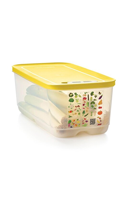 Sera Serisi Sarı Yüksek Gıda Saklama Kabı 6.1 Lt