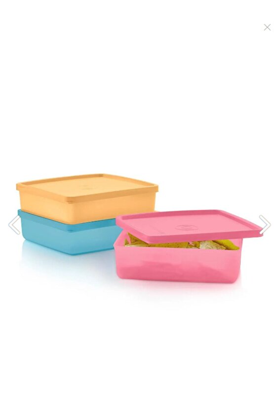 Eco+ Kare 3lü Tasıma Kabı Seti
