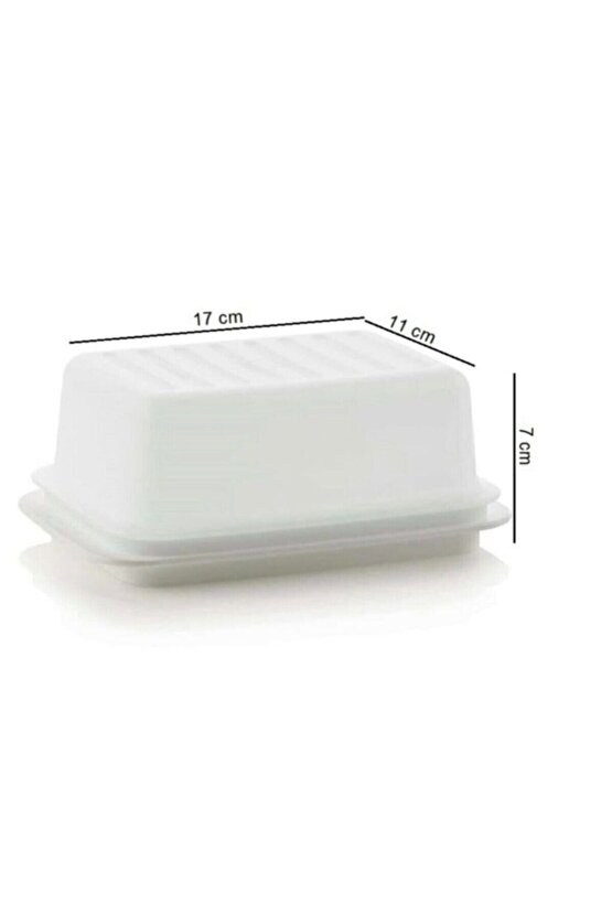 Tereyağlık Eko Saklama Kabı Beyaz