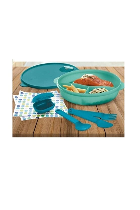 Piknik Servis Seti Koruyucu Kapaklı Çatal Kaşık Bıçak