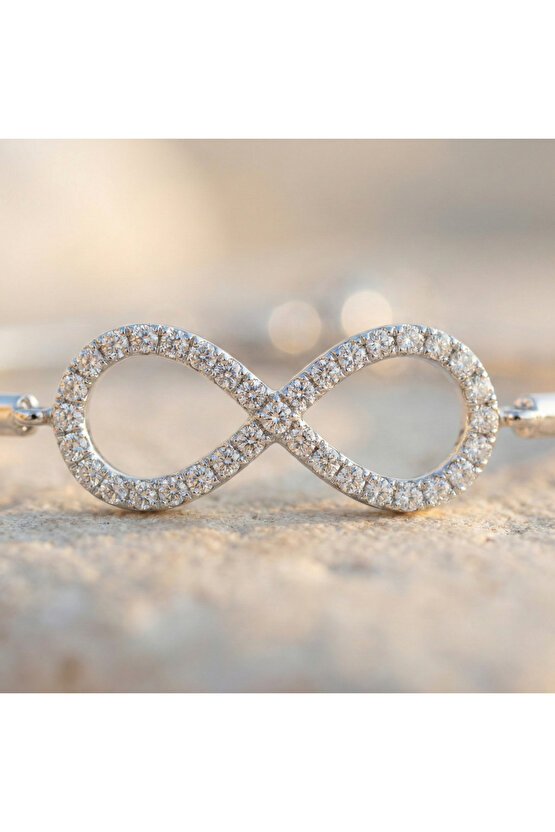 Kadın Şarnelli Sonsuzluk Bileklik