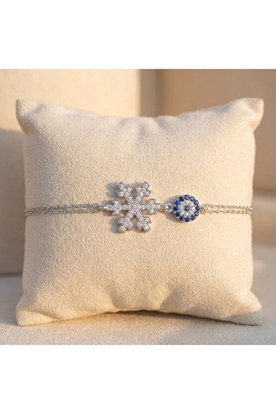 Kadın Kar Tanesi Bileklik