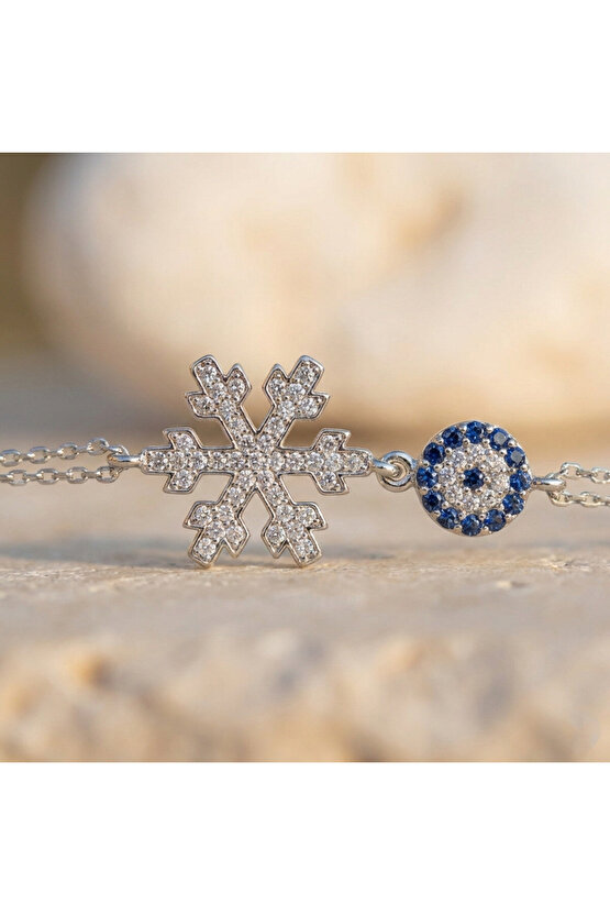 Kadın Kar Tanesi Bileklik