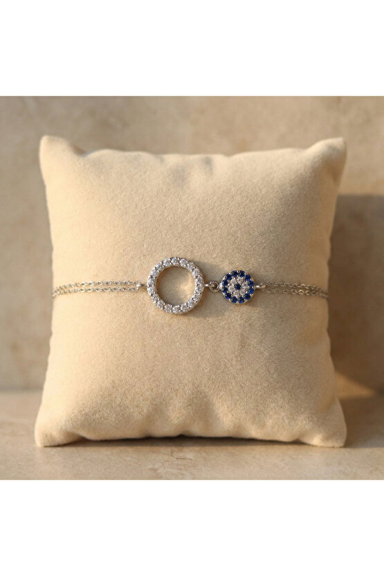 Taşlı Halka Bileklik