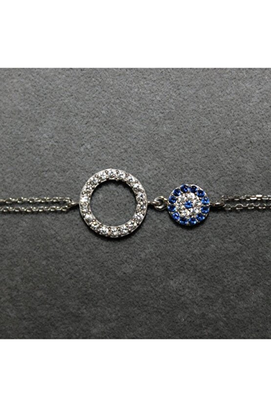 Taşlı Halka Bileklik