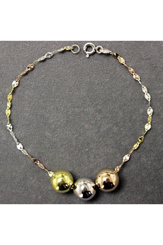 3 Renk Toplu Italyan Bileklik