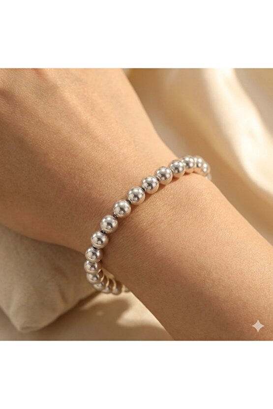 Gümüş Toplu Bileklik