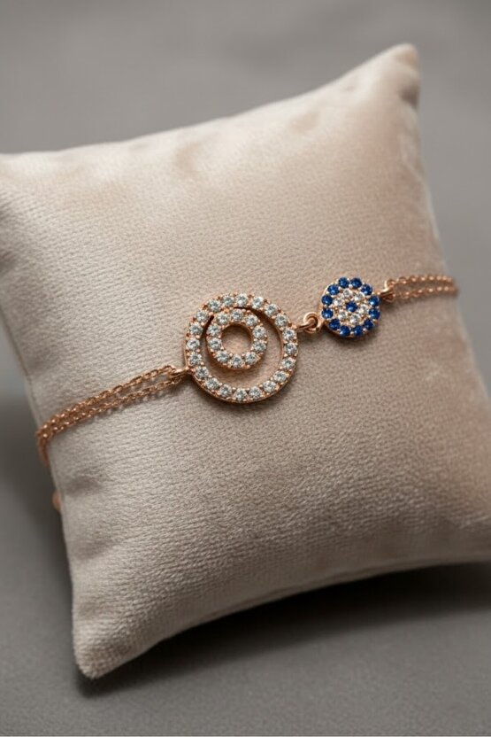 Taşlı Halka Bileklik