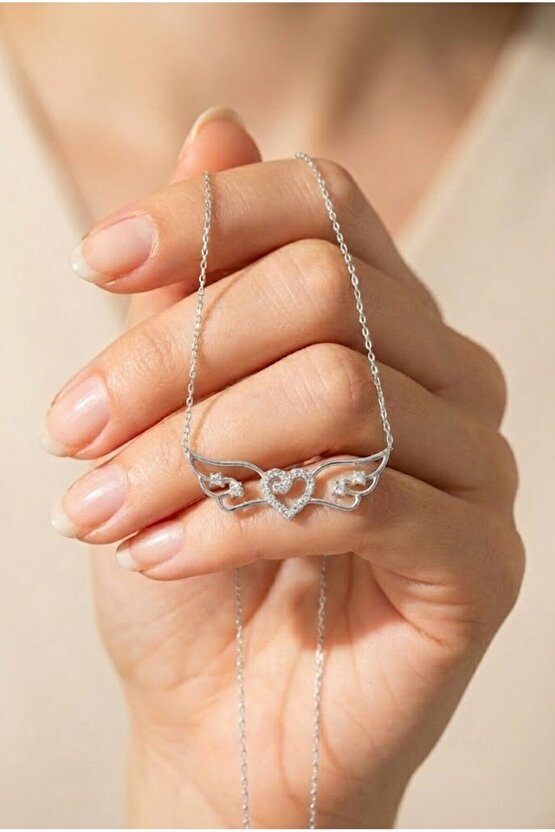 Kalpli Melek Kanadı Kolye