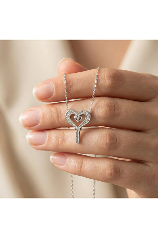 Iki Kalpli Anahtar Kolye