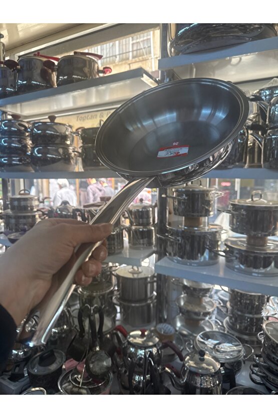Endüstriyel Çelik Tava 26 Cm