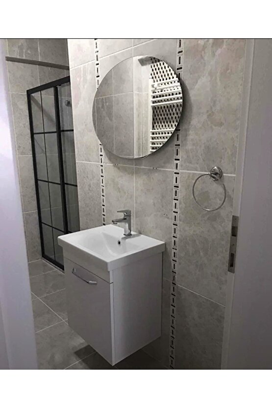 80x60 Elips Ayna, Banyo Aynası, Makyaj Aynası