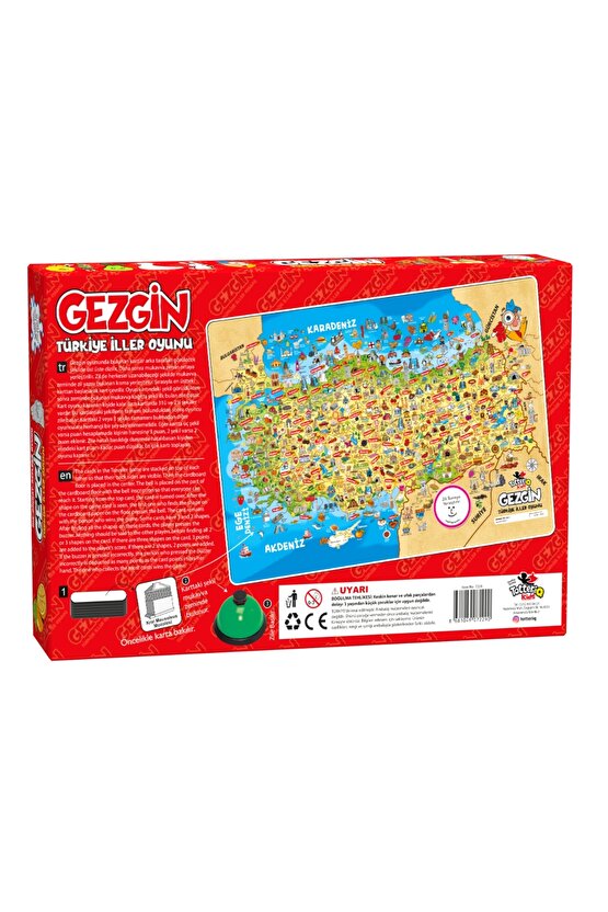 Gezgin Görsel Algı , Refleks , Hız Ve Dikkat Oyunu Aktivite Gelişim Kutu Oyunu