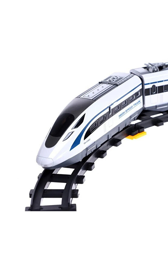 Oyuncak Uzaktan Kumandalı 39 Parça Sesli ve Işıklı 308 Cm Ray Uzunluğunda Hızlı Tren Seti