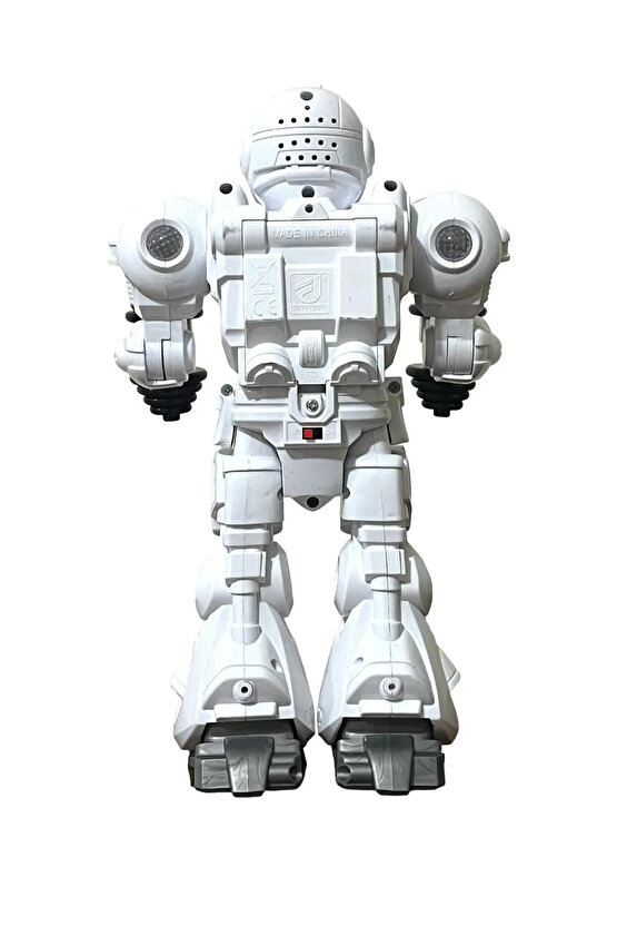 Oyuncak Işıklı ve Müzikli Hareketli Atletik Sporcu Pilli Robot Şınav Çekebilen Robot