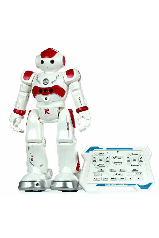 Oyuncak Uzaktan Kumandalı Robot El Sensörlü Şarjlı Moonwalk Yürüyen Hareketli Robot