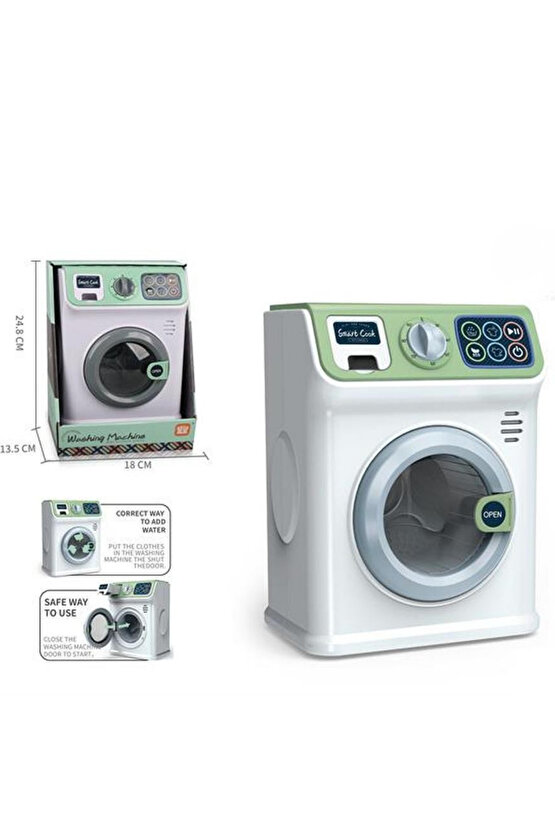 Dokunmatik Ekranlı Çamaşır Yıkama Makinesi Eğitici Oyuncak