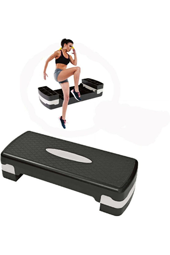 Step Tahtası - Iki Kademeli Step & Fitness & Egzersiz Aleti Fizik Tedavi Kondisyon
