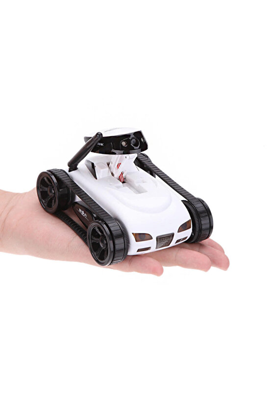 Oyuncak Kablosuz Şarjlı Mini Tank Video Kamera Kayıt Özelliği ve Telefon Kontrollü