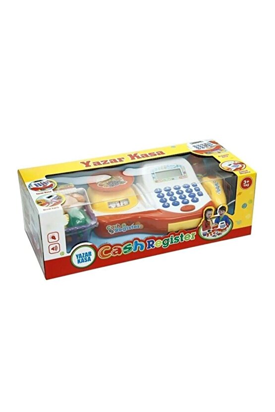 Sesli Ve Işıklı Yazarkasa Oyun Seti Terazili