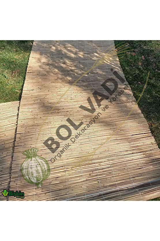 Bambu Kamış Çit, Bahçe Çiti, Balkon Çiti, Hasır Çit, Gölgelikmisina ile örülmüş