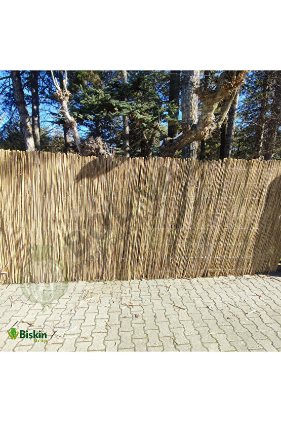 2x5m Misina Örgü Kamış Çit Dekoratif