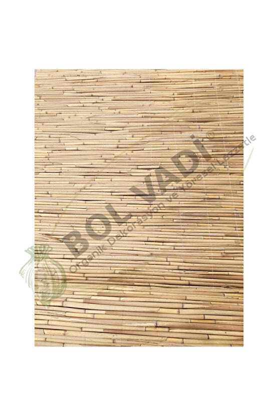 1,5m x 3m Afyonkarahisardan Misina Ipli Doğal Bambu Kamış Çit,bahçe Çiti,hasır Çit, Gölgelik