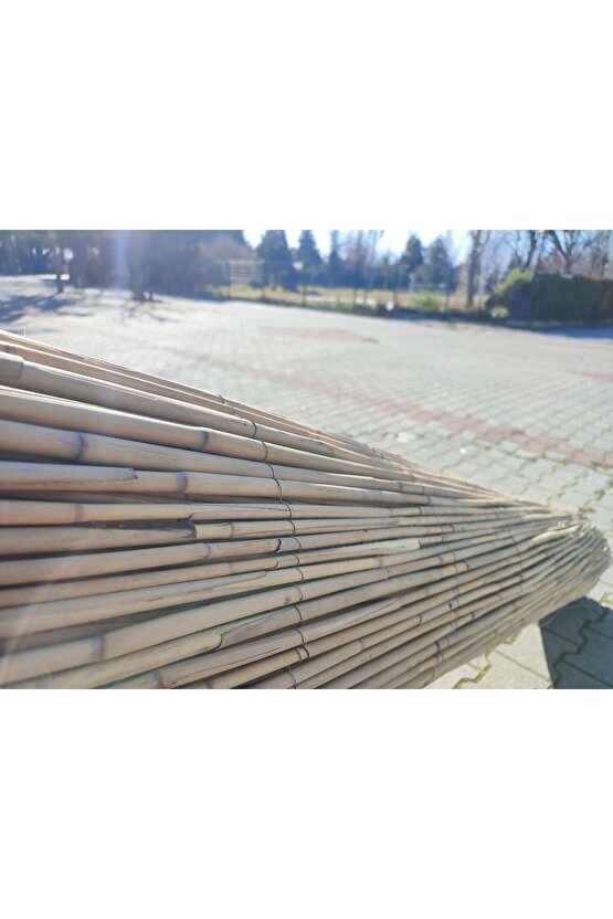 2x5 Telli Kamış Bambu Çit , Hasır Gölgelik,Balkon ve Bahçe Çiti