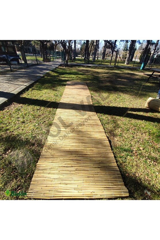 120cm X 200cm Afyonkarahisardan Misina Ipli Doğal Bambu Kamış Çit,bahçe Çiti,hasır Çit, Gölgelik