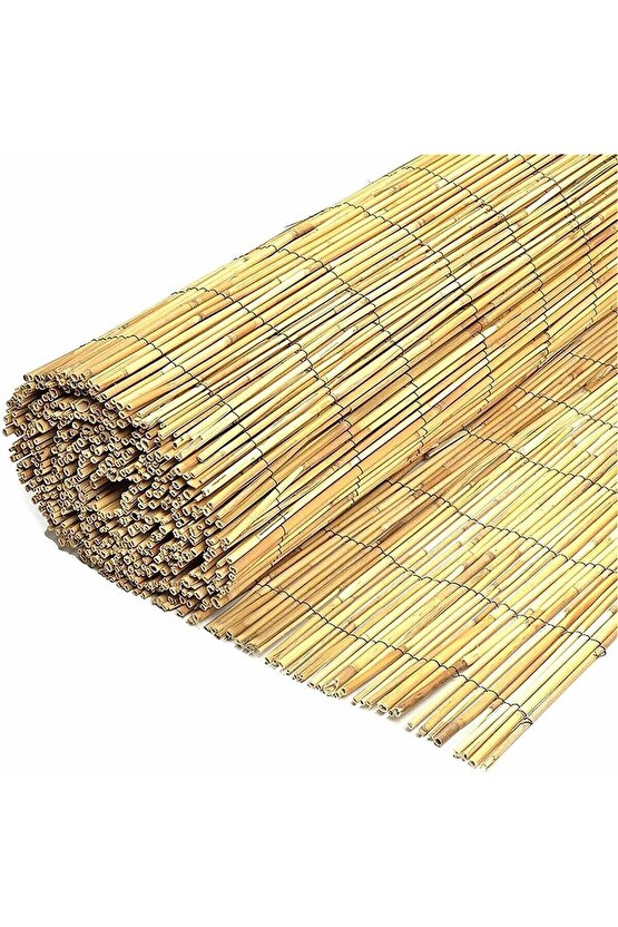 2m X 6m Reed Fence Misina Ipli Doğal Bambu Kamış Çit , Bahçe Çiti , Balon Çiti , Gölgelik Dekor
