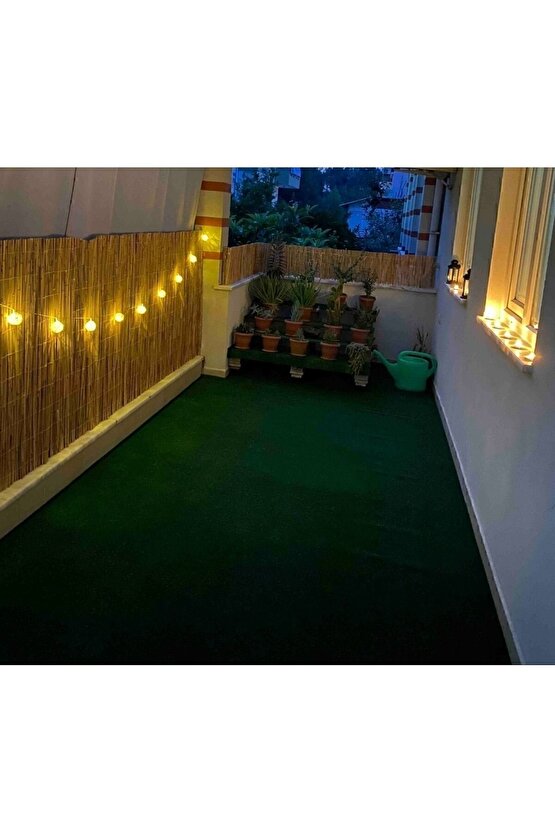 Kamış Hasır Çit Bambu Doğal 1m X 5m Dekoratif Ürün