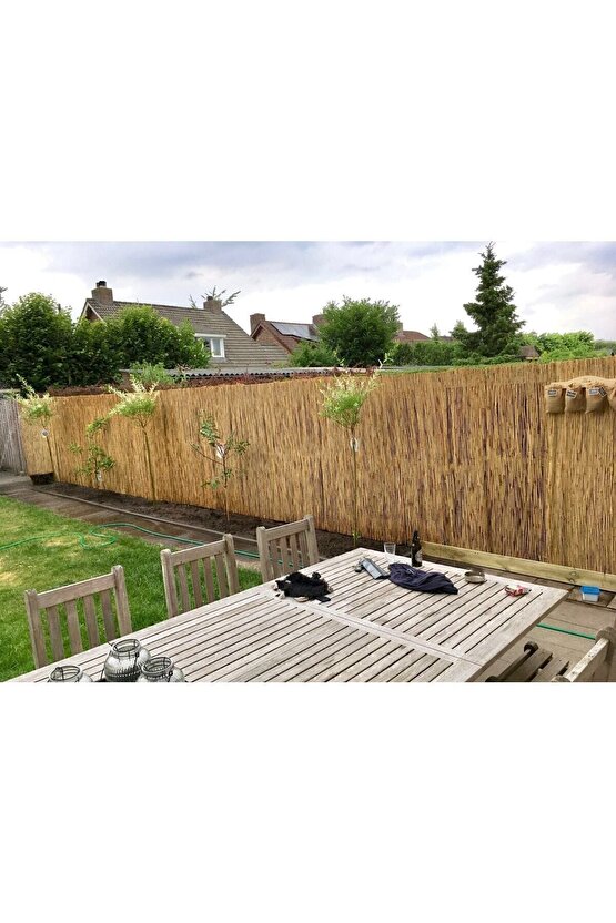 Hasır Kamış Bambu Çit Hasır Gölgelik