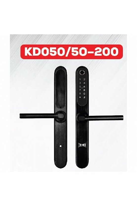 KD05050-200 Elektronik Kapı Kolu Kilidi - Şifreli, Parmak İzli, Kartlı
