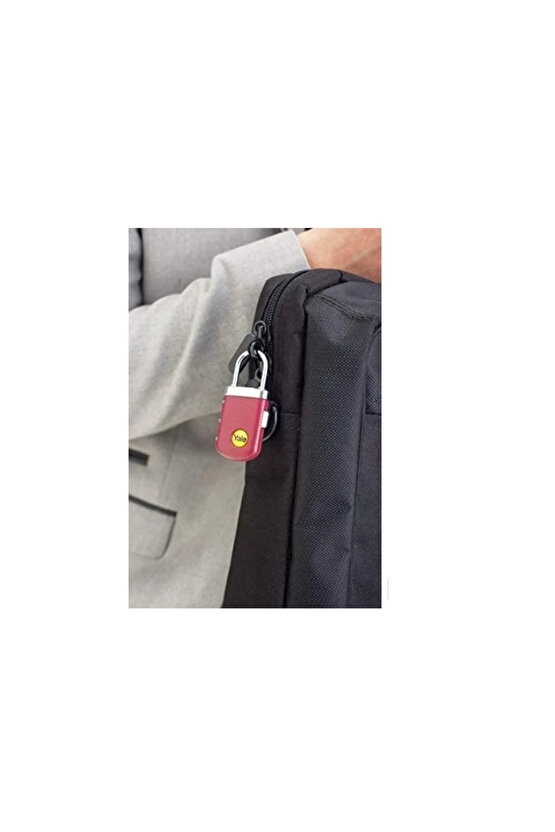 Zarif Tip Şifreli Asma Kilit Bordo Blister