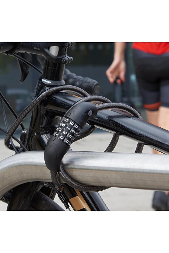 Essential Kablolu Bisiklet Kilidi  1800mm  Şifreli YCC0101802