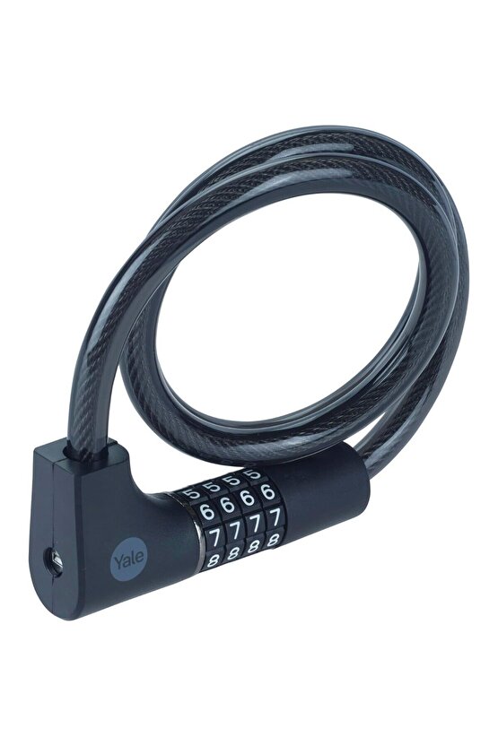 Essential Kablolu Bisiklet Kilidi  1000mm  Şifreli ve  Anahtarlı YCC0121002