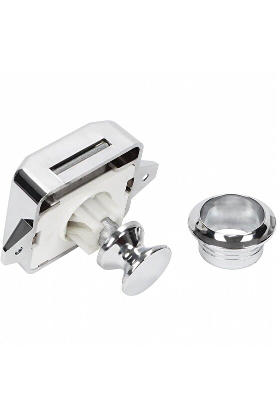 Karavan Kapı Dolap Çekmece Mobilya Yat Gemi Tekne Kilidi Krom