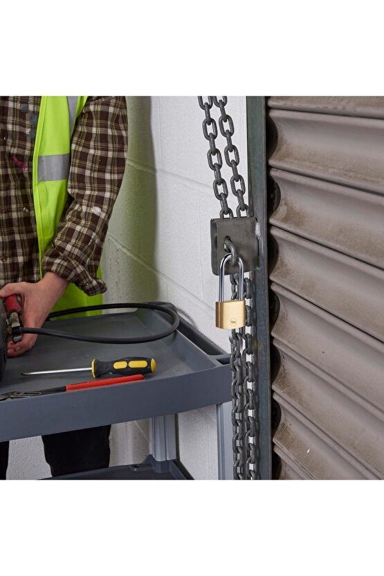 Pirinç Asma Kilit Uzun Kanca 40 Mm