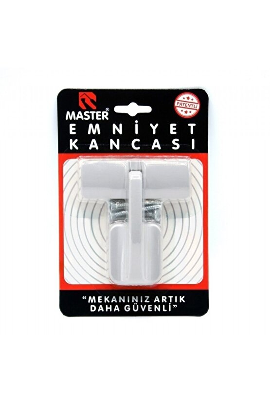 Lüks Emniyet Kancası Emk 02 Beyaz