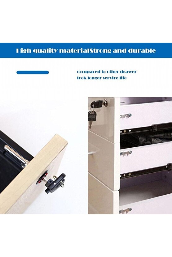 Çekmece Kilidi 288 D19 H20 Merkezi Kilit Seti