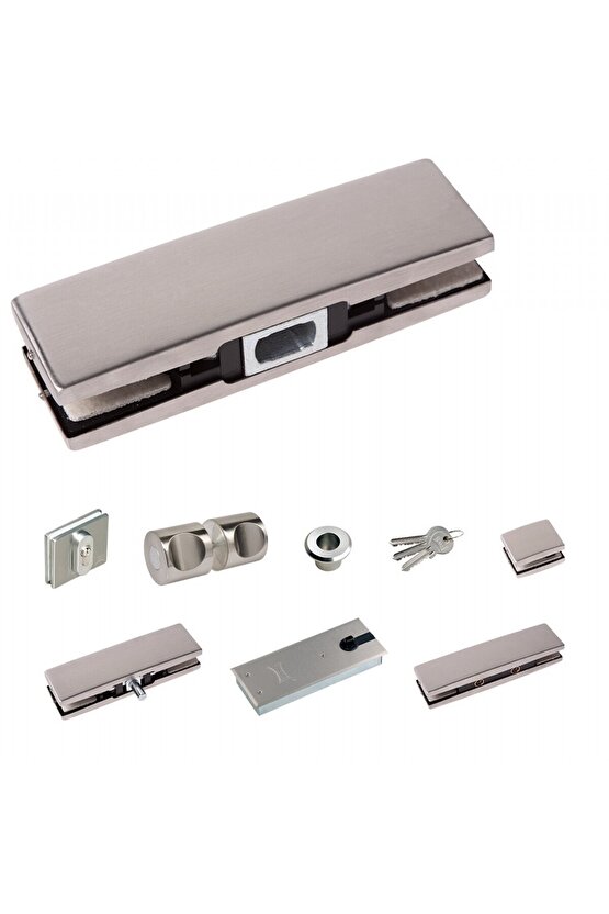 Cam Kapı Aksesuar Seti Kolsuz Cam Detaylı 12 400