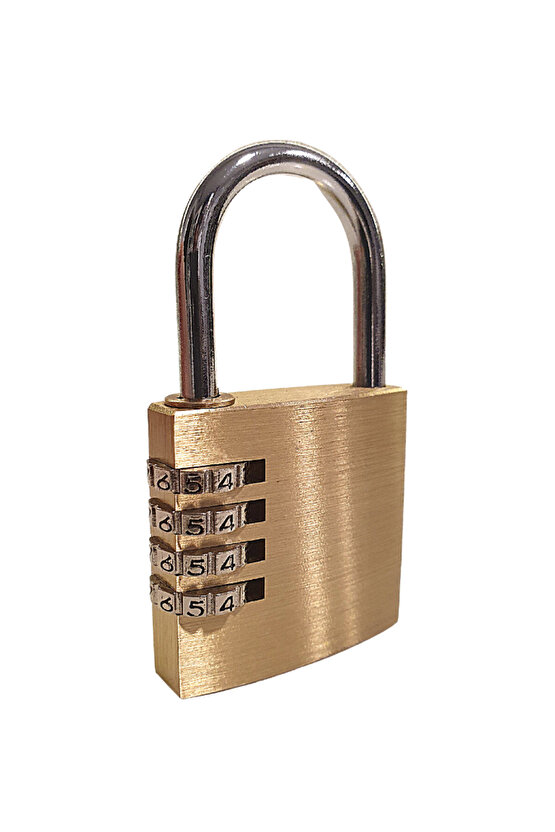 Yuma Ym2140 Şifreli Asma Kilit 4 Haneli Pirinç Blister Ambalaj 40mm