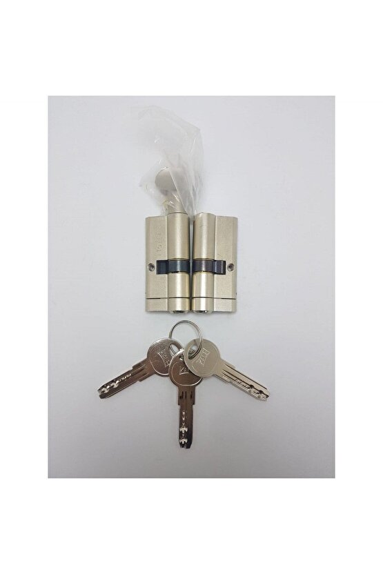 264 2 Li Set Tuzaklı Mandallı Saten Ortak Anahtar