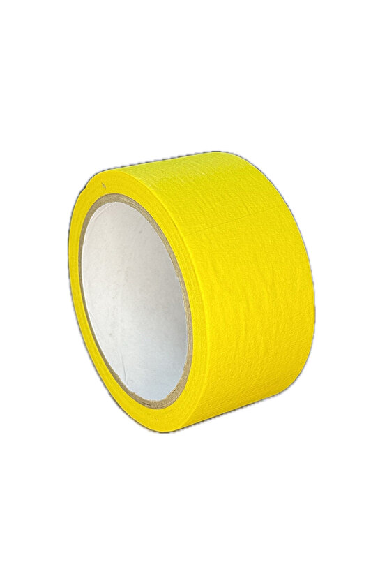 Renkli Maskeleme Kağıt Bant Boya Bandı 50mmx20mt Sarı