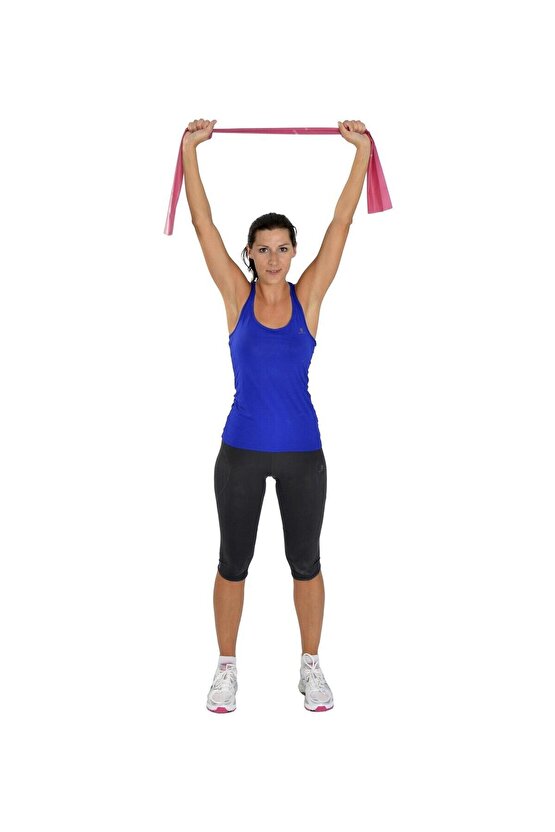 Pilates & Yoga Egzersiz Bandı , Theraband Kırmızı Renk 1.5 Mt