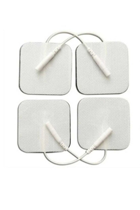 Fizyopol 20 Adet Tens Cihazı Kablolu Yedek Elektrot 5x5 Tens Pedi