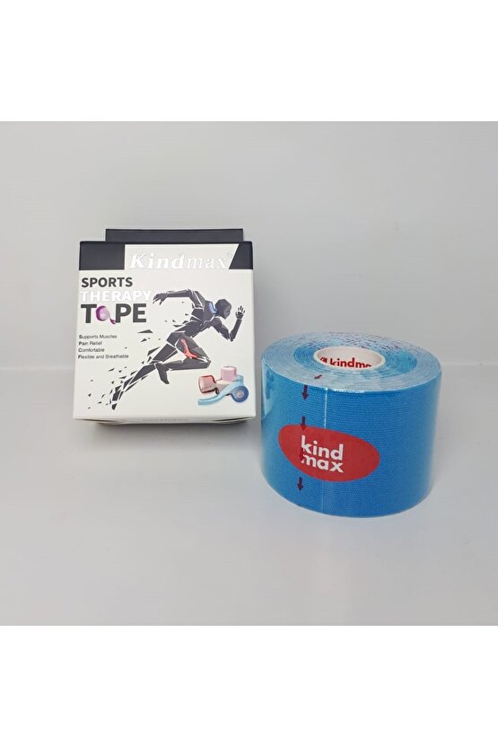 Kinesiology Tape Ağrı Bandı 5 cm X 5 mt Mavi