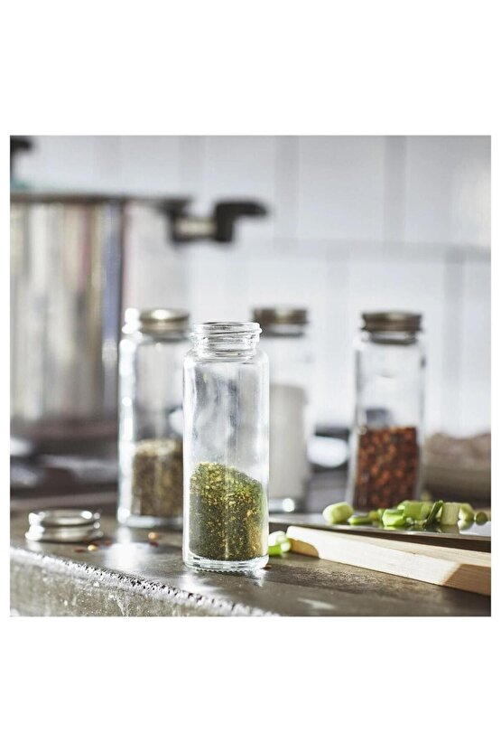 Cıtronhaj Baharat Kavanozu - Cam - 10 Cl - 4 Adet